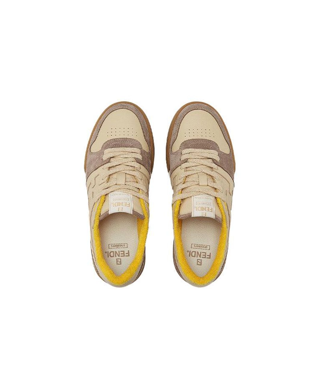 Fendi Natural (Wmns) Match Low Top Suede