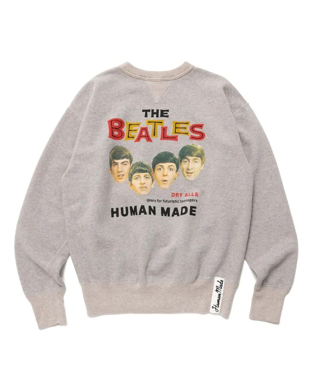 Human Made Gray Beatles Sweatshirt for men