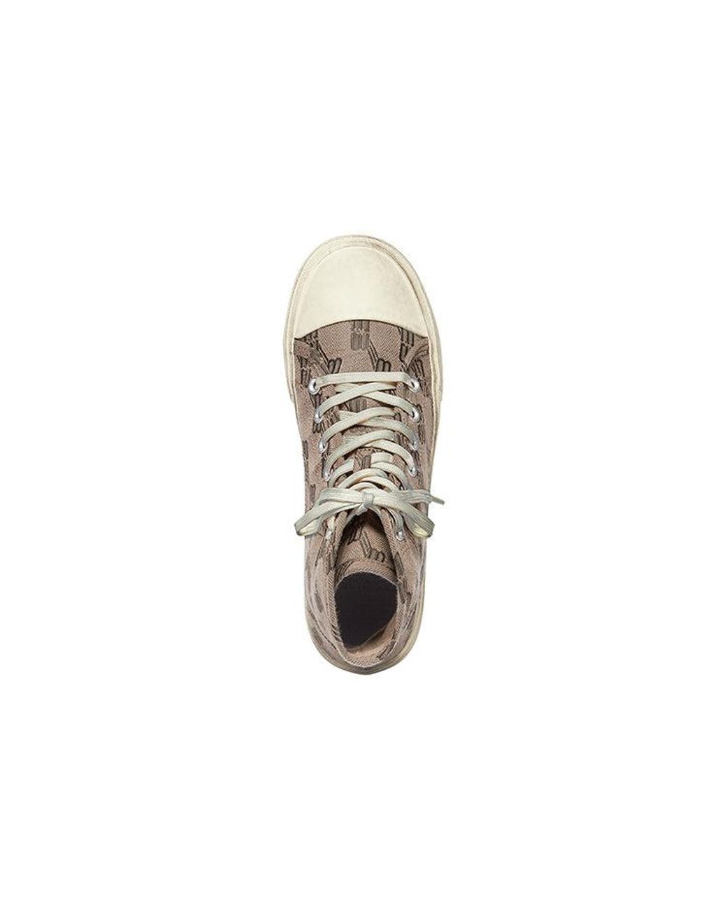 Balenciaga Brown (Wmns) Paris High Top Sneakers Bb Monogram Cotton And Rubber'