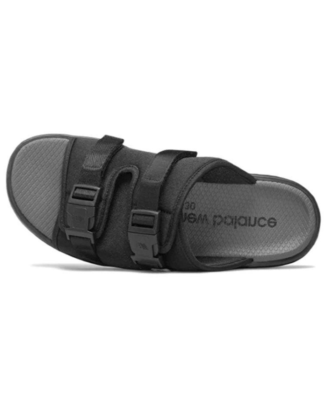 New Balance Black 330 Slides for men