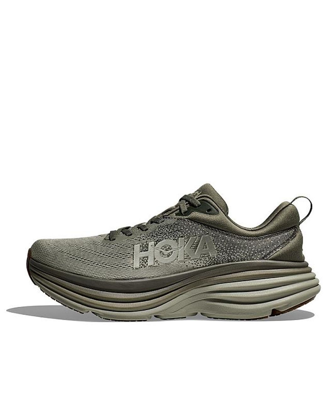 Hoka One One Brown Bondi 8 'Slate Barley' for men