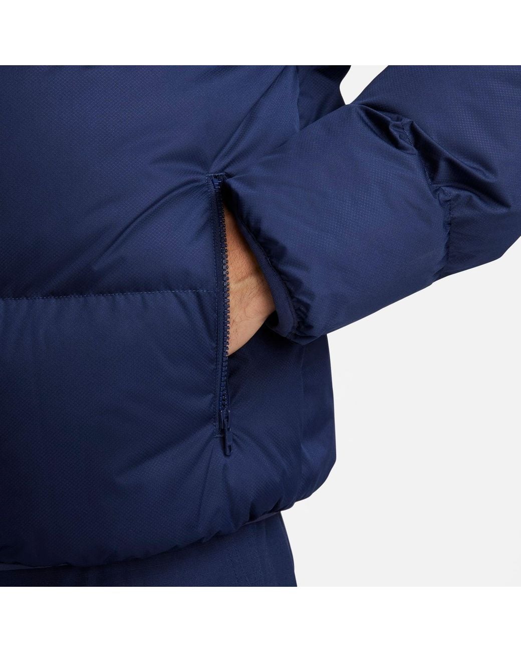 Nike Blue Sportswear Club Puffer Coat for men