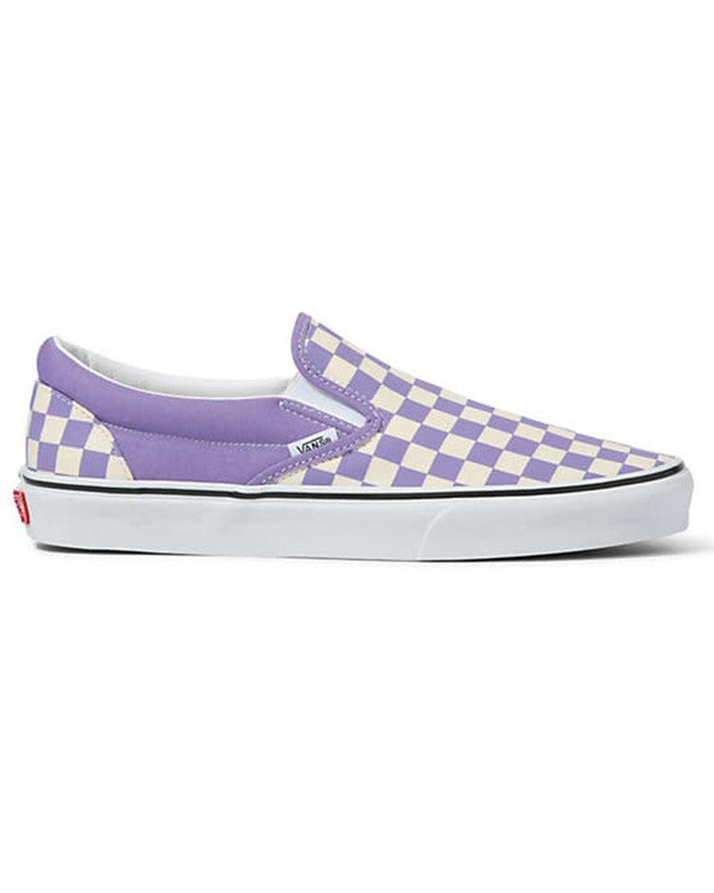 Vans Classic Slip-on Sneakers White/purple | Lyst