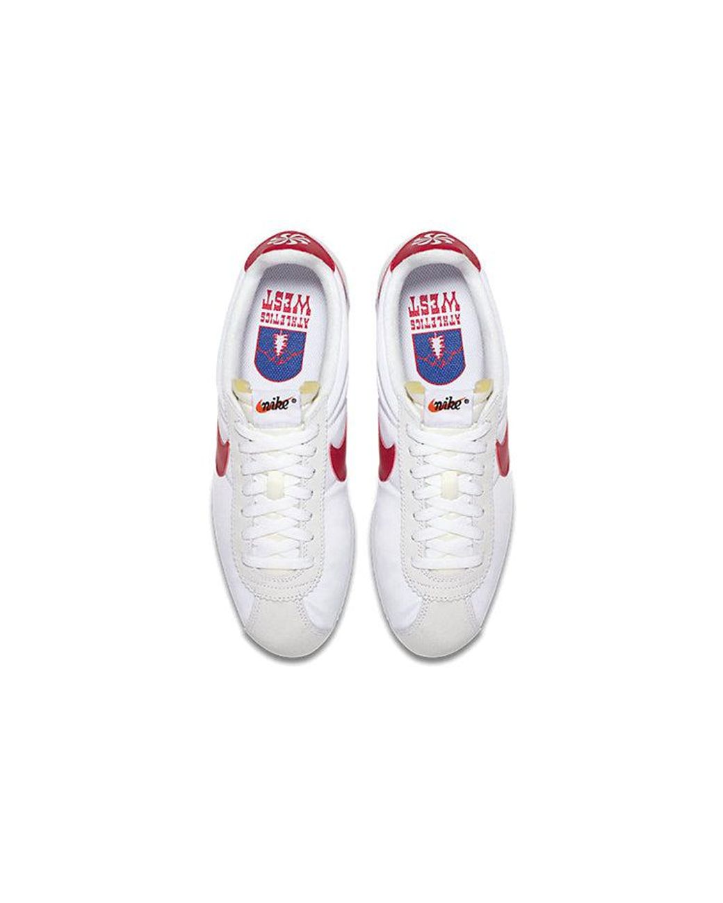 Nike White Classic Cortez Qs 'Athletics West' for men