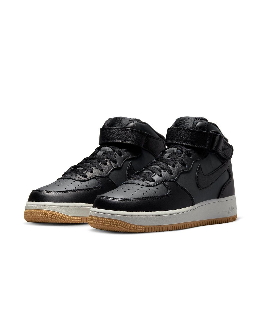 Nike Black Air Force 1 Mid '07 Lx 'Anthracite Gum' for men