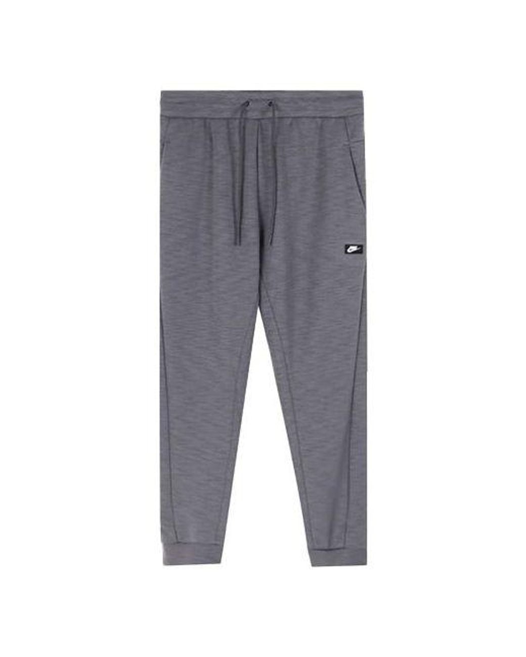 Nike Gray Small Label Knit Breathable Sports Long Pants for men