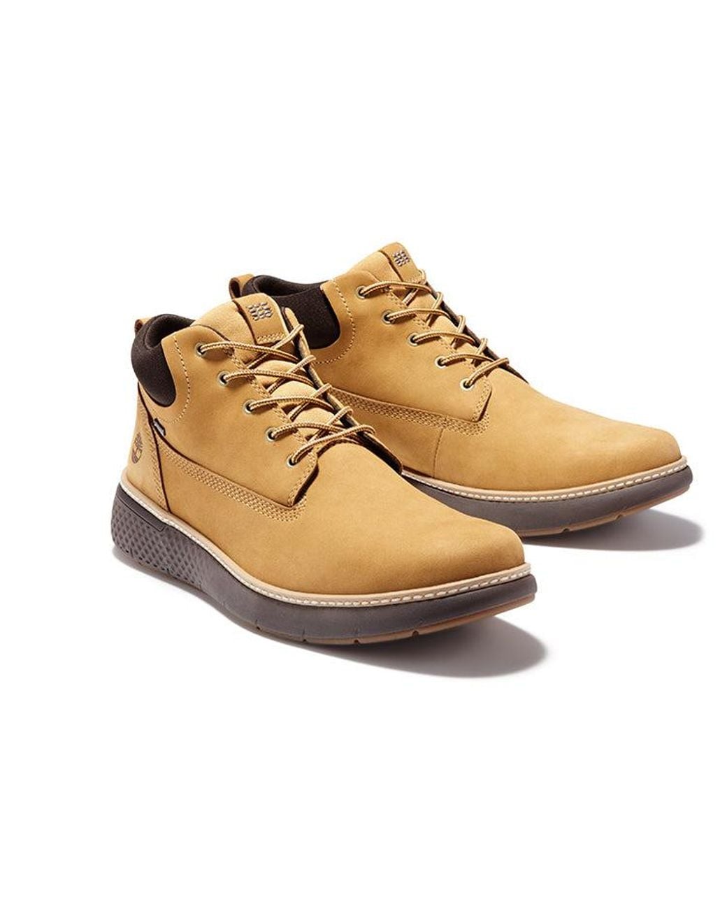 Timberland Brown Cross Mark Chukka Boots 'Wheat' for men