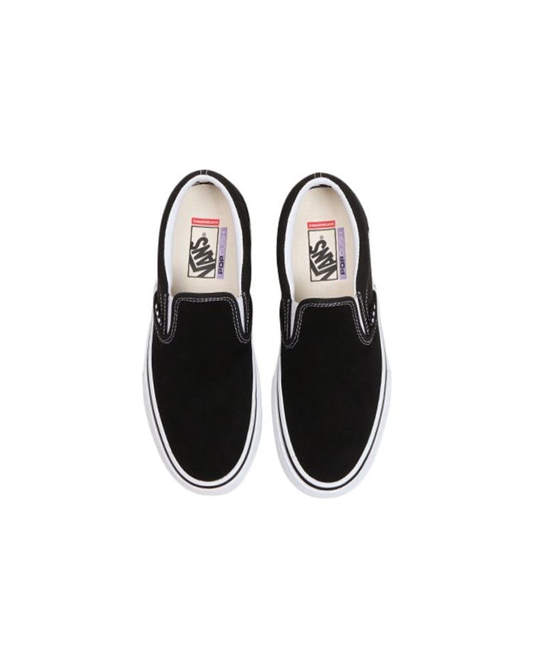 Vans Black Skate Slip-On Checkerboard' for men
