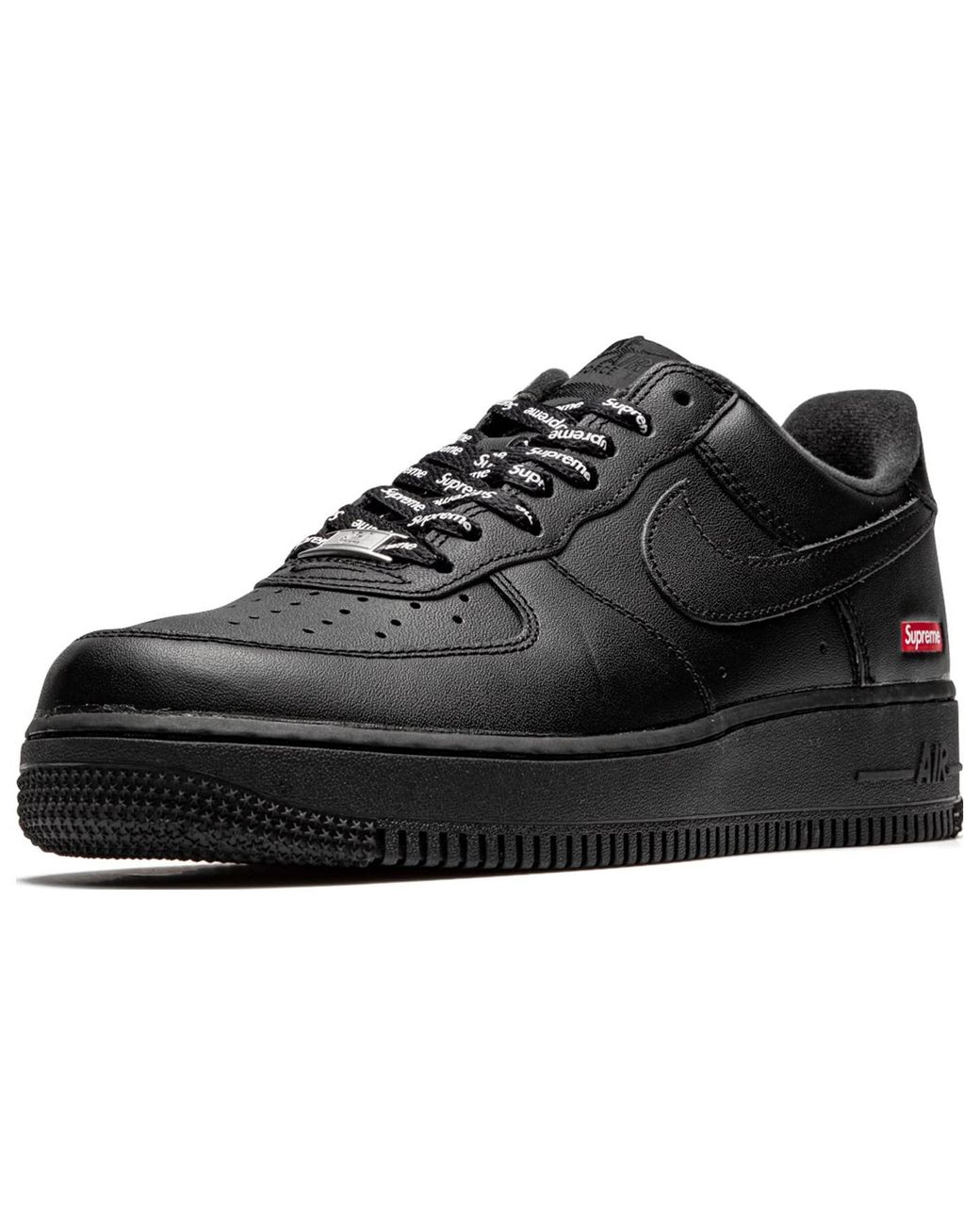 Nike Black X Supreme Air Force 1 Low 'Box Logo for men