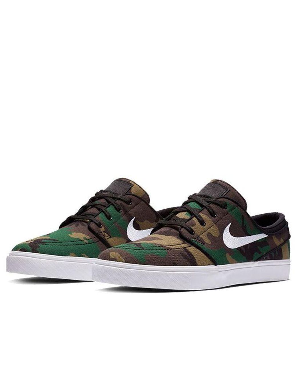 Nike Brown Zoom Stefan Janoski Cnvs 'Camo' for men