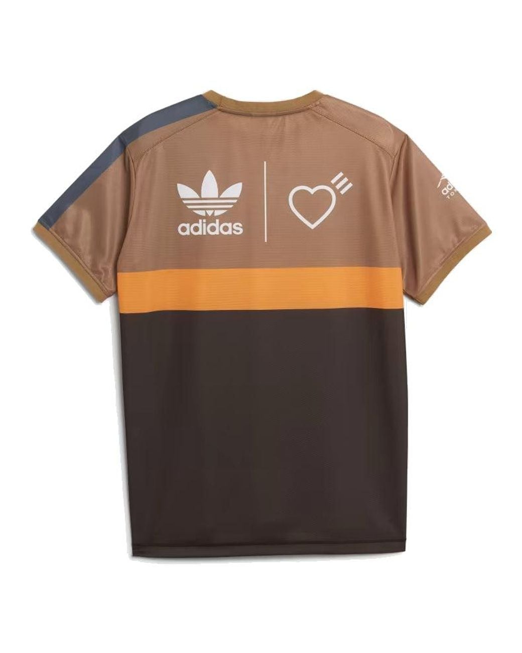 Adidas Brown X Human Made Graphic T-Shirt for men