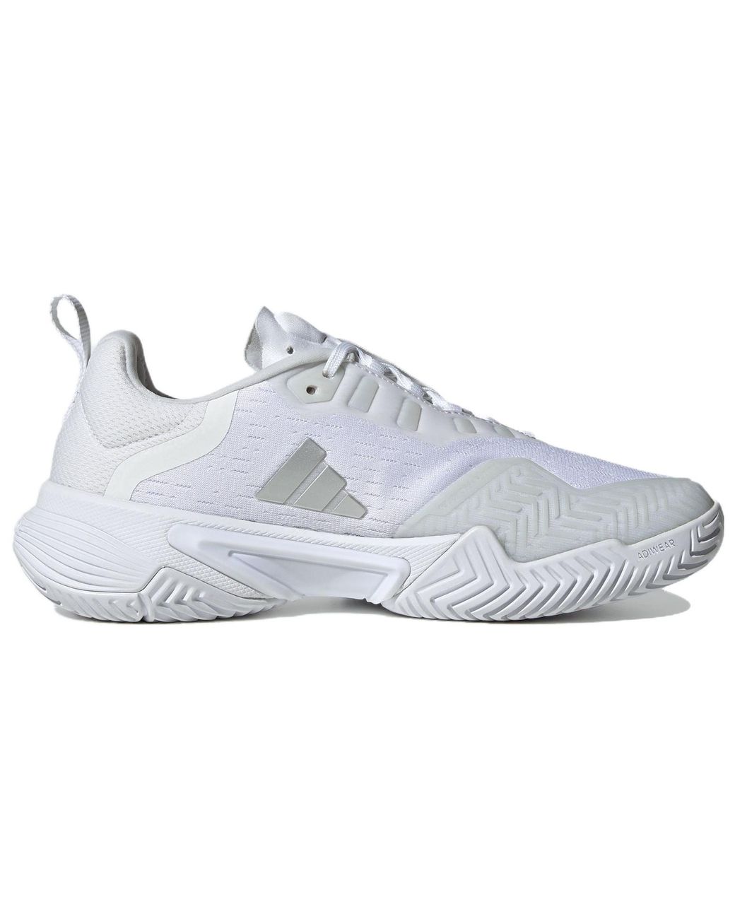 Adidas White (Wmns) Barricade Tennis Shoes