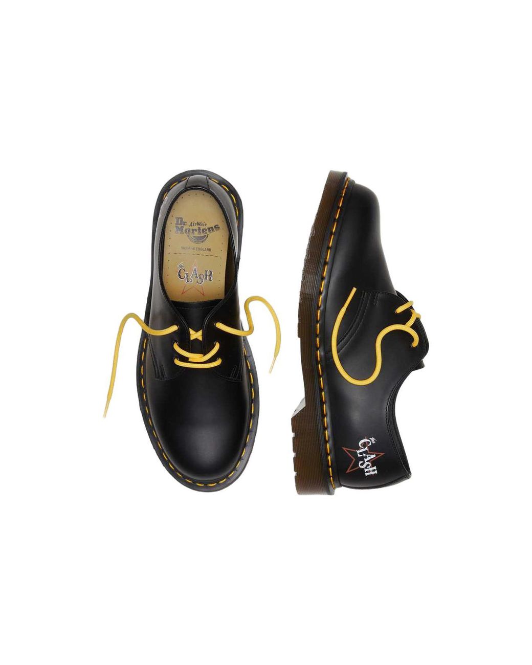 Dr. Martens Black 1461 The Clash Made for men