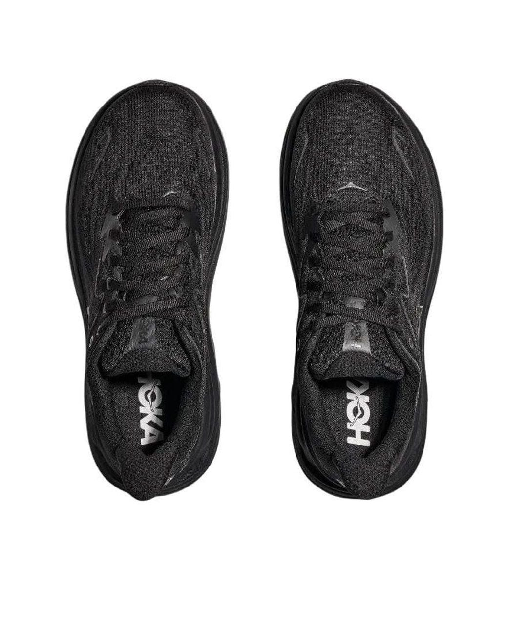 Hoka One One Black Clifton 10 Running Trainers