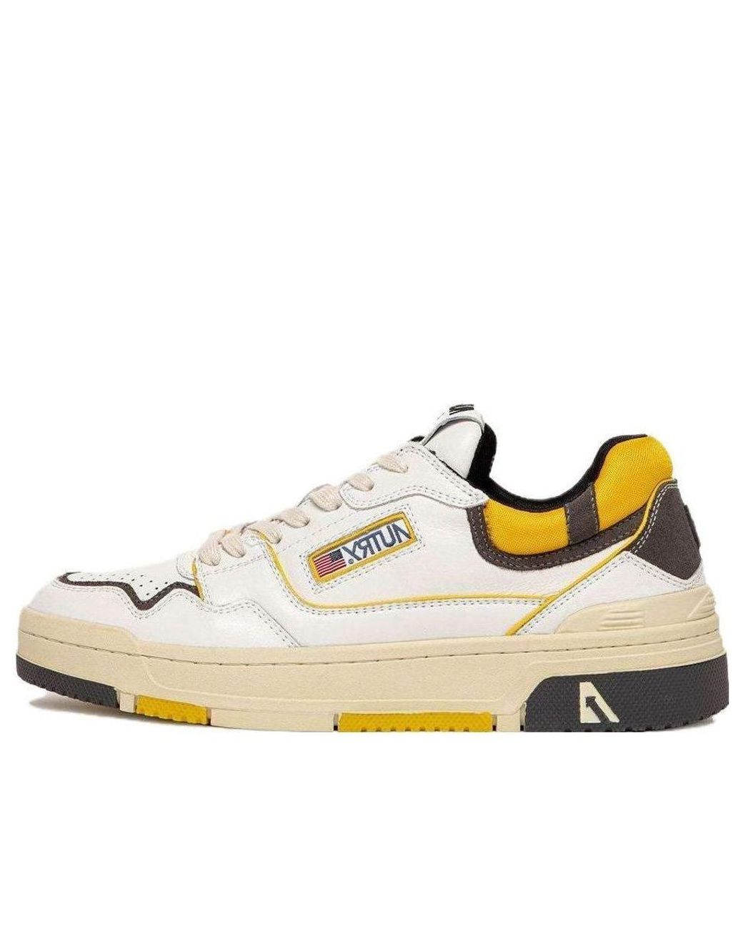 Autry White Clc Leather Sneakers for men