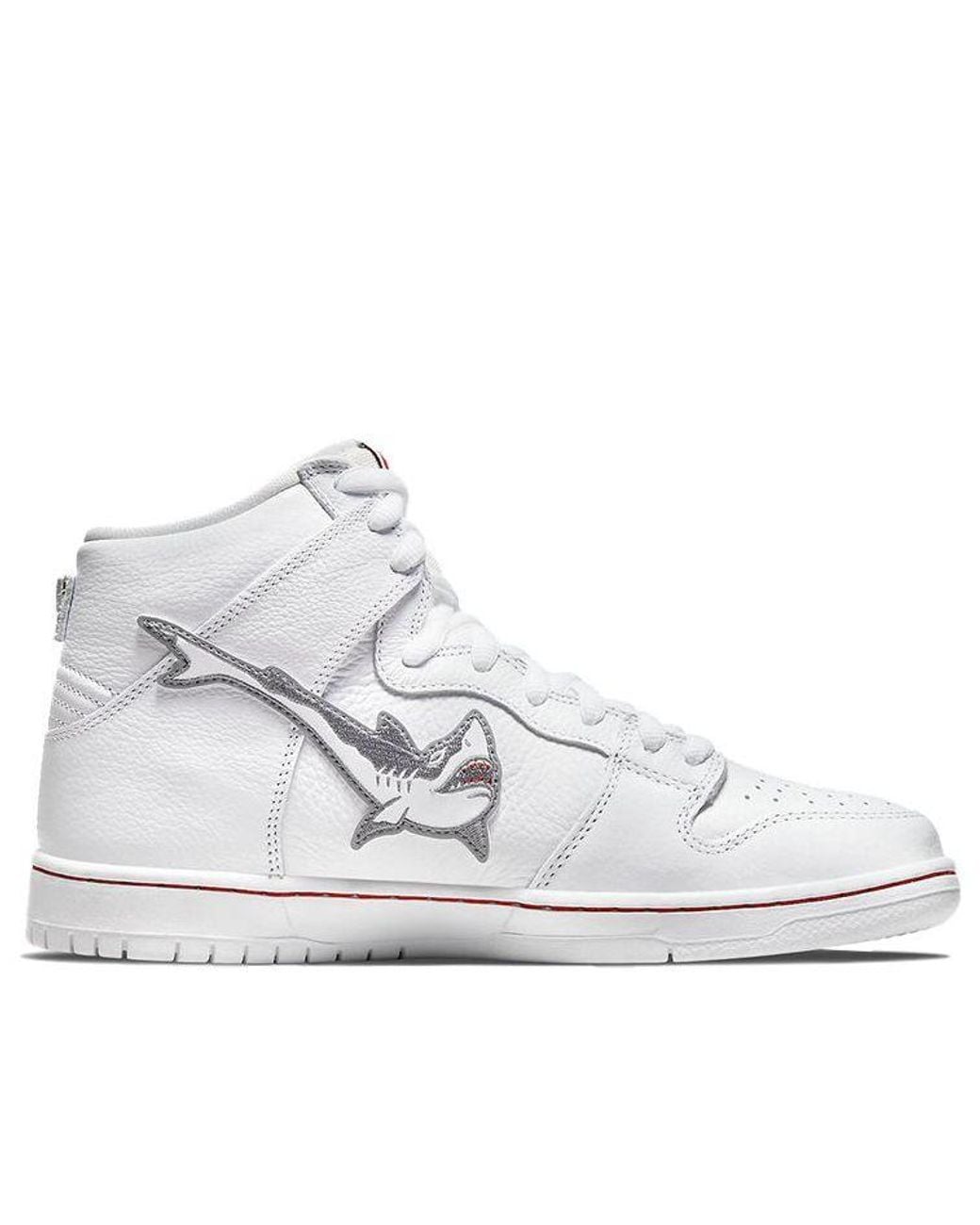 Nike White X Oski Sb Dunk High Shark for men
