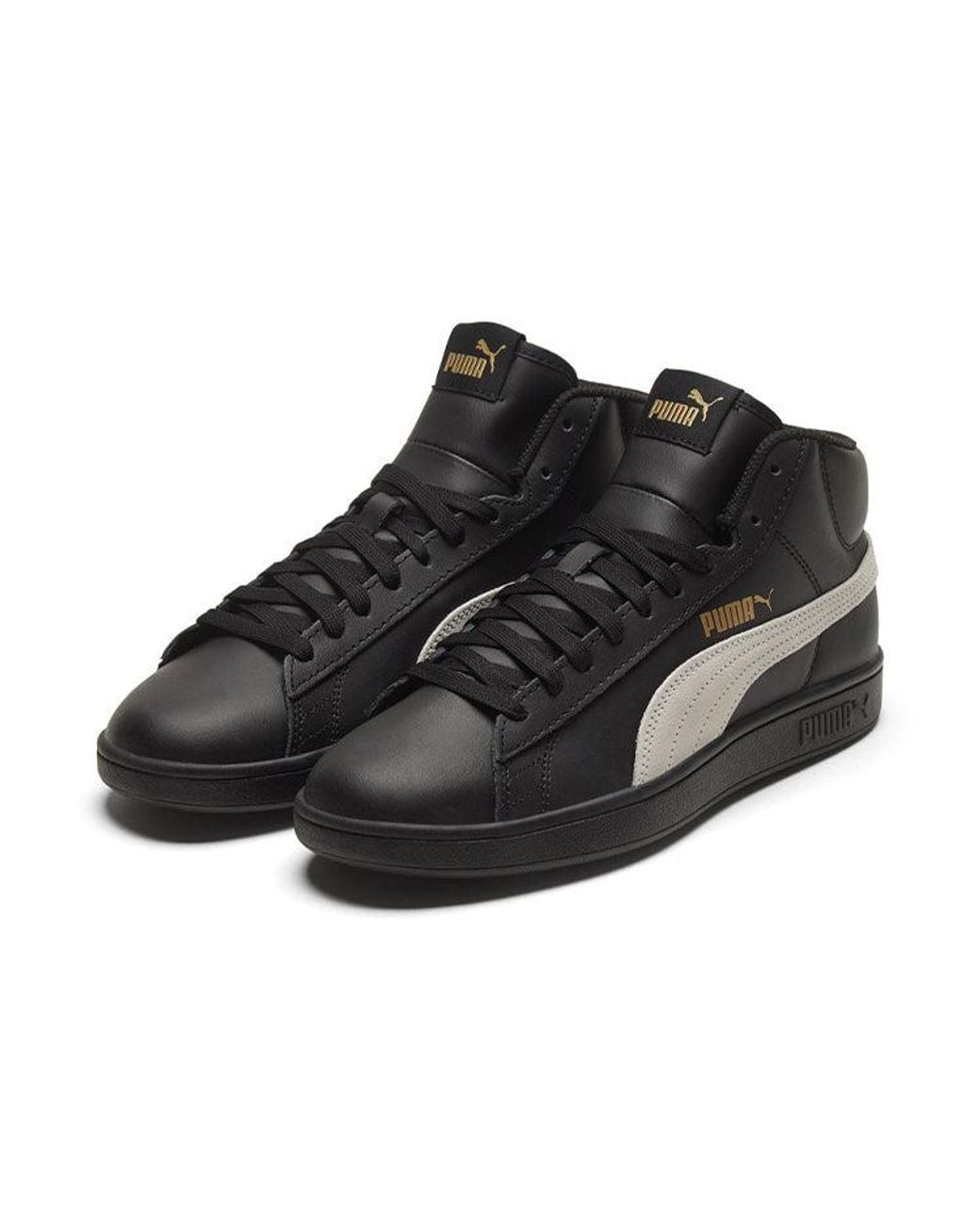 PUMA Black Smash V2 Mid for men