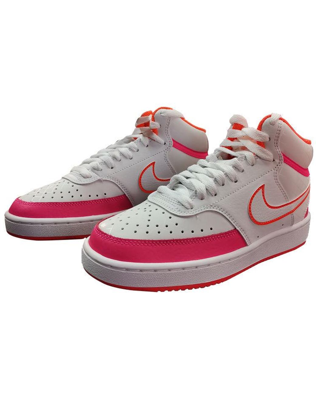 Nike Purple (Wmns) Court Vision Mid Shoes For