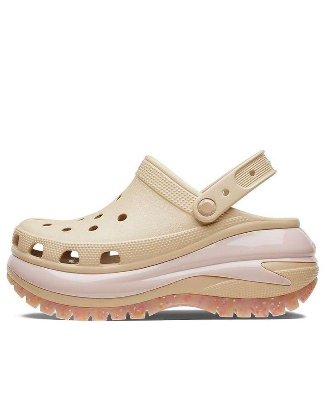 CROCSTM Natural (Wmns) Classic Mega Crush Clog 'Chai Multi'