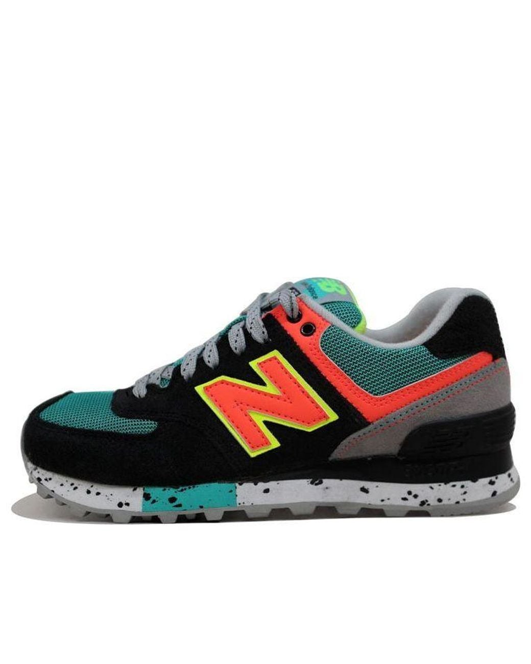 New Balance Red (Wmns) 574 Neon'