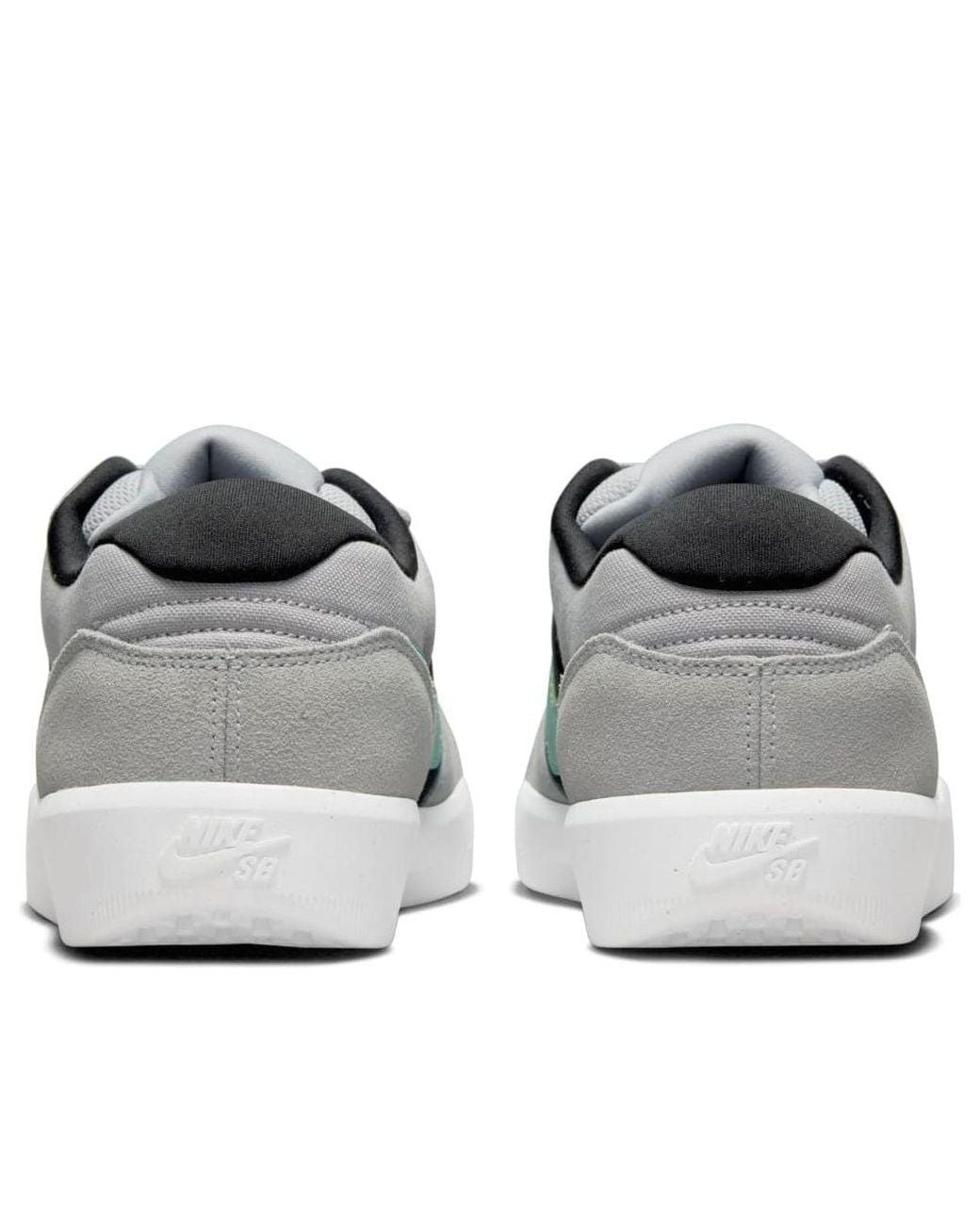 Nike Gray Sb Force 58 Skate Shoe for men