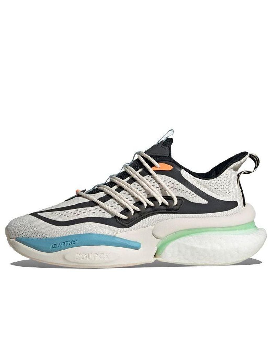 Adidas Blue Alphaboost V1 Shoes 'Chalk Pulse Mint' for men