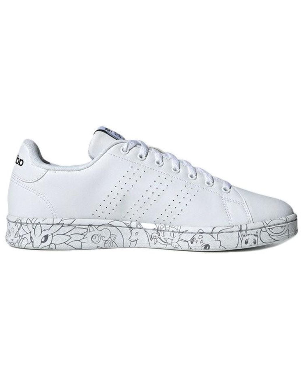 Adidas White X Pokemon Advantage 'Mosaic' for men