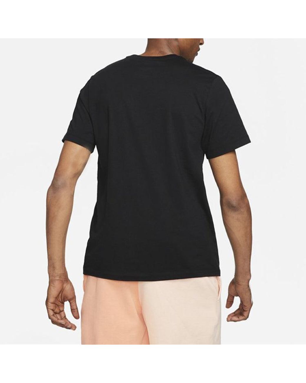 Nike Black As J Jmc Ss Hbr Ctn Crew for men