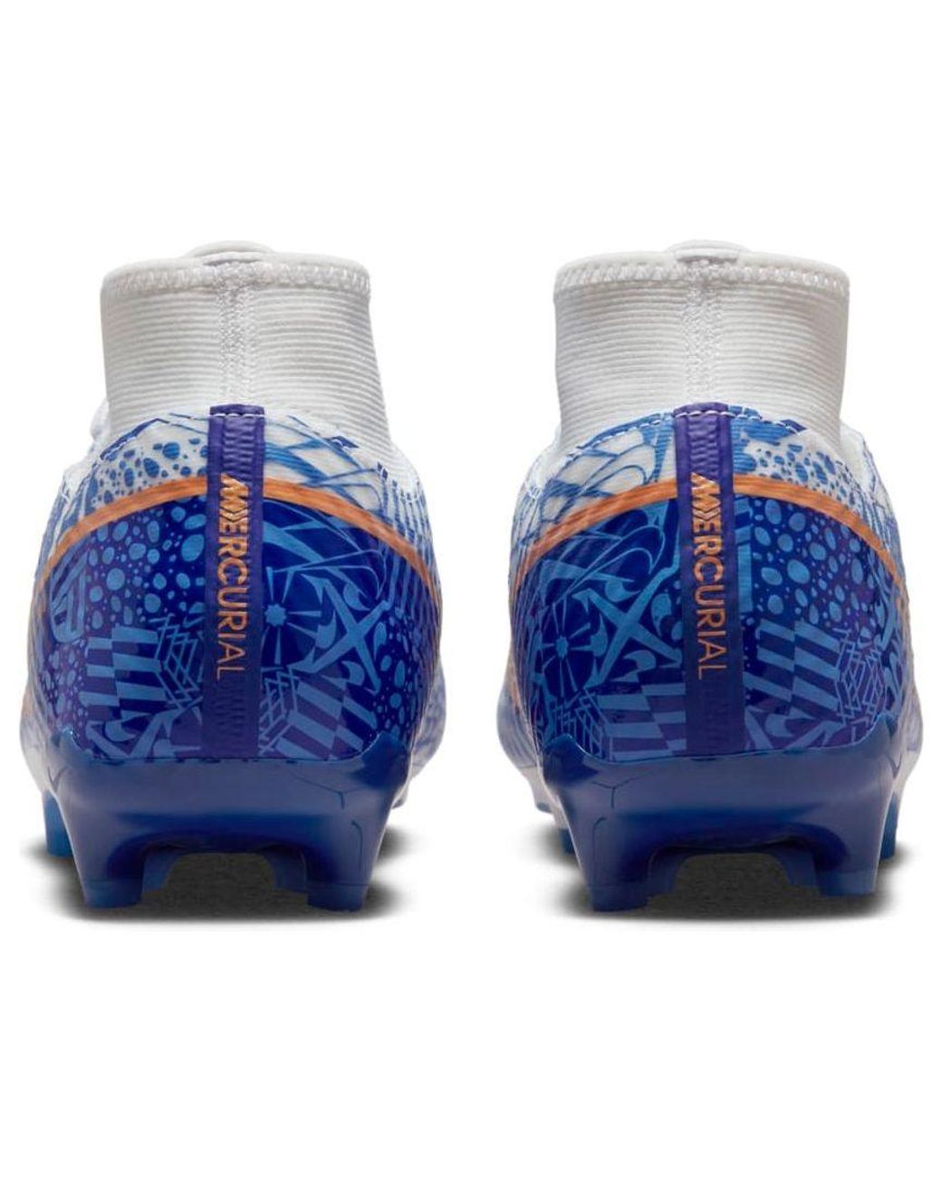 Nike Blue Mercurial Superfly 9 Academy Cr7 Mg for men