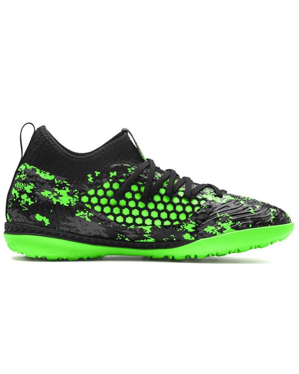 PUMA Future 19.3 Netfit Tt M Soccer Shoes Black/green for Men | Lyst