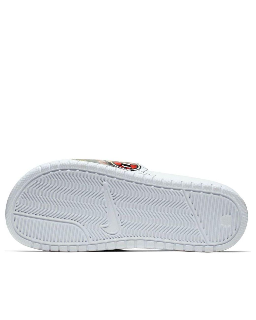 Nike White (Wmns) Benassi Jdi Print Slide 'China Hoop Dreams'