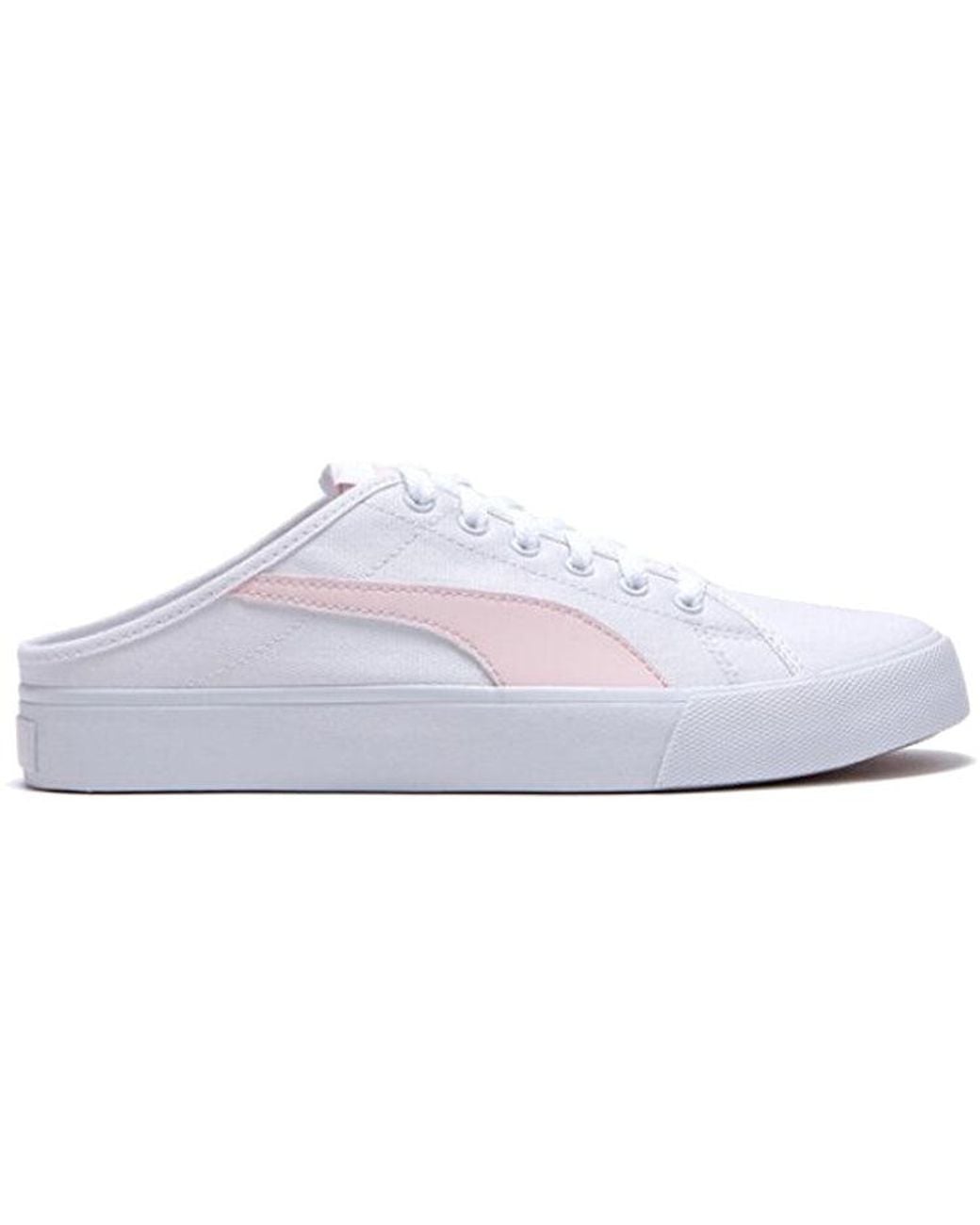 PUMA White Bari Mule Sneakers for men