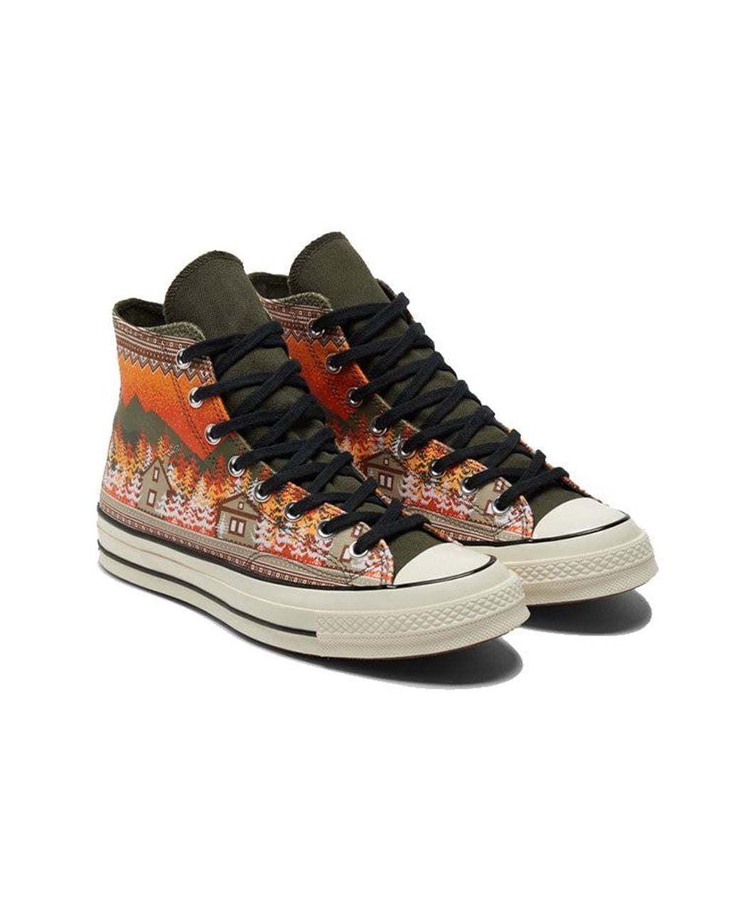 Converse Brown Chuck 70 High 'Holiday Sweater