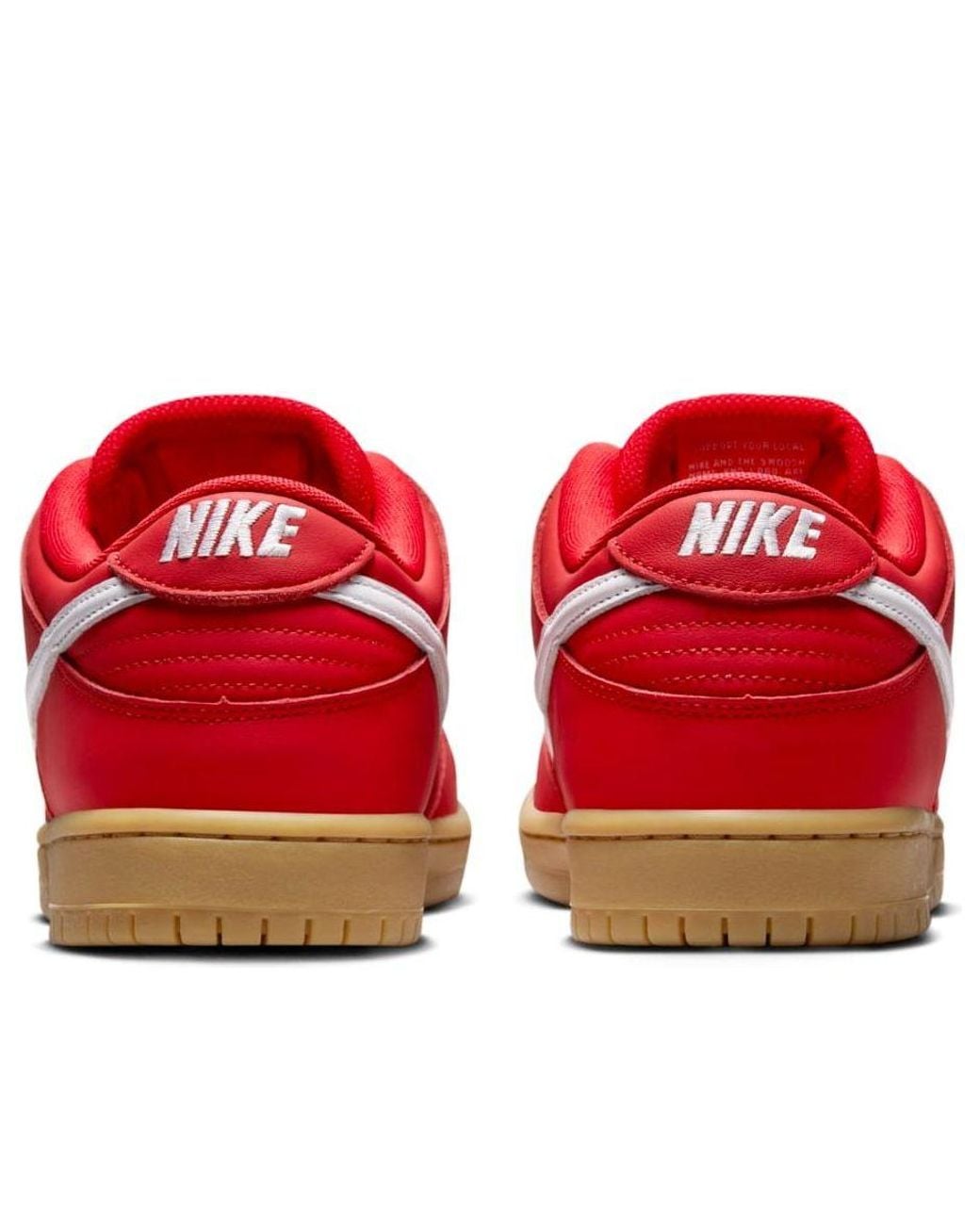 Nike Red Sb Dunk Low 'University Gum' for men