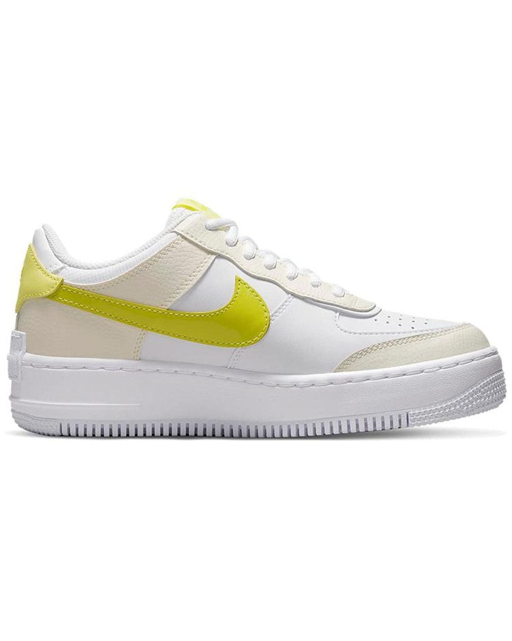 Nike White (Wmns) Air Force 1 Shadow Se 'Pale Ivory Light Zitron'