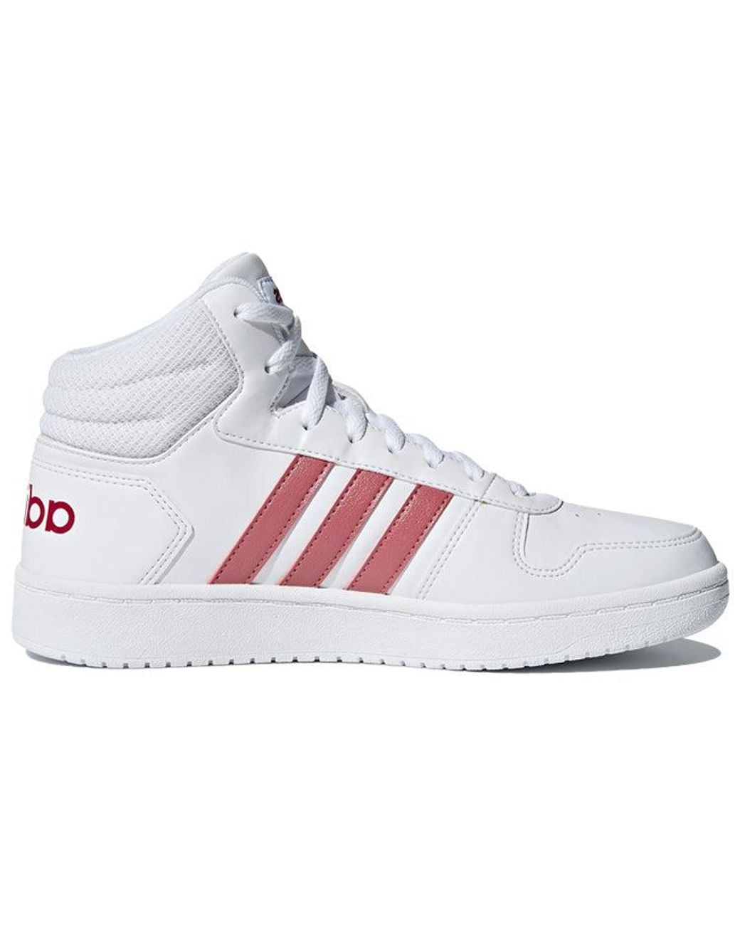 Adidas White (Wmns) Hoops 2.0 Mid