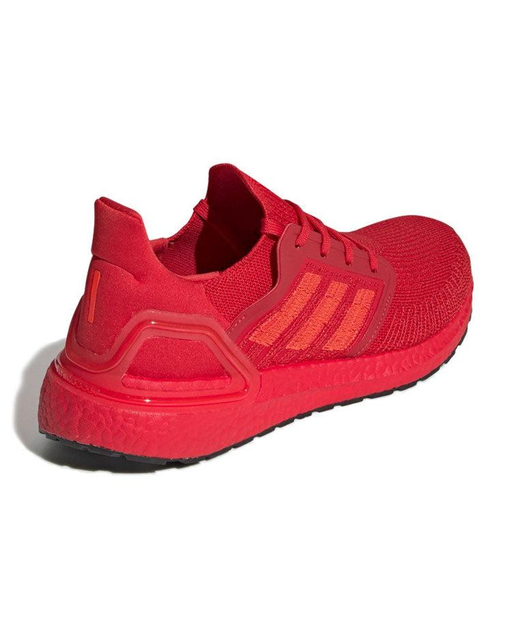 Adidas Red Ultraboost 20 'Solar' for men