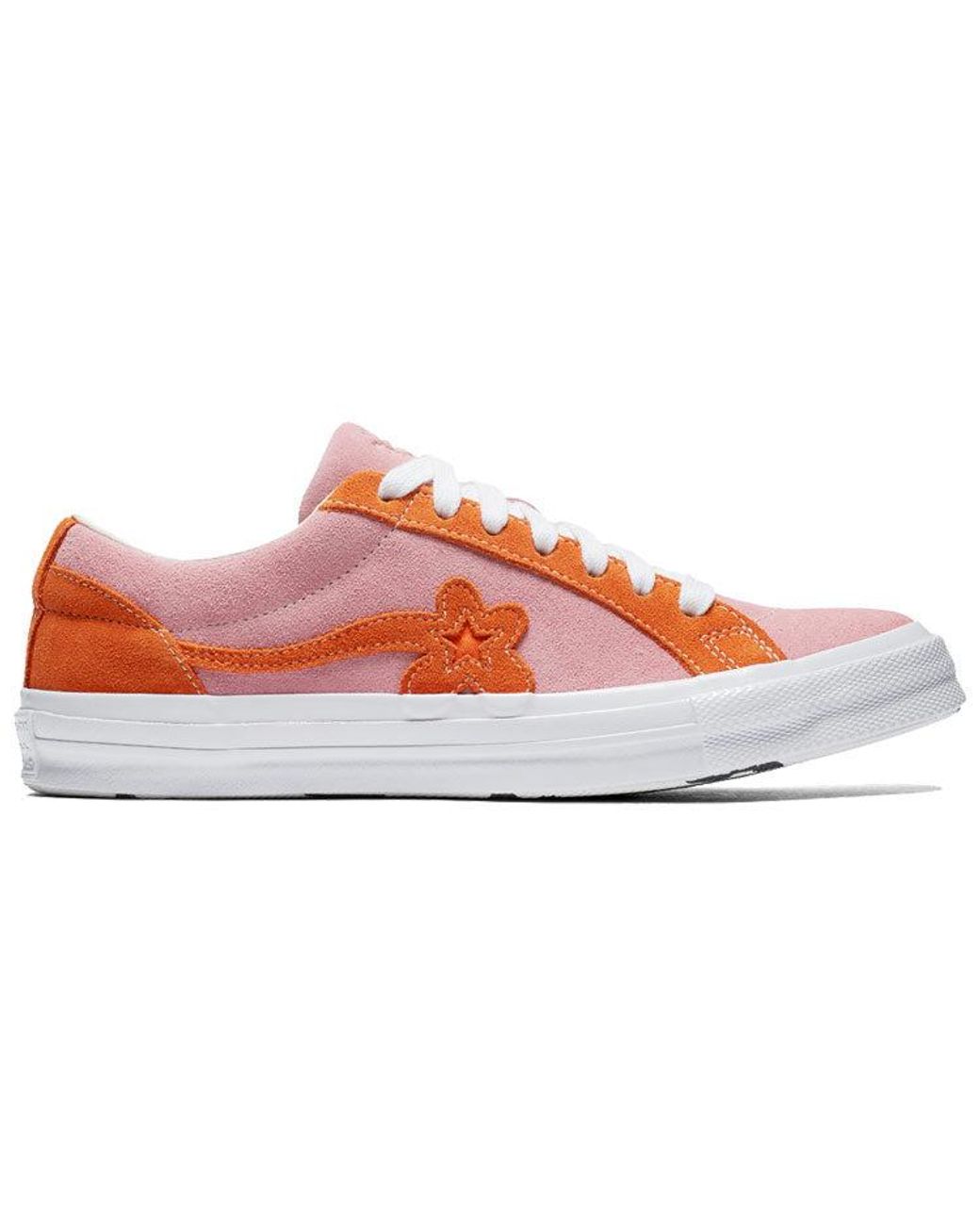 Converse One Star Ox Tyler The Creator Golf Le Fleur Pink Orange in Red for  Men | Lyst