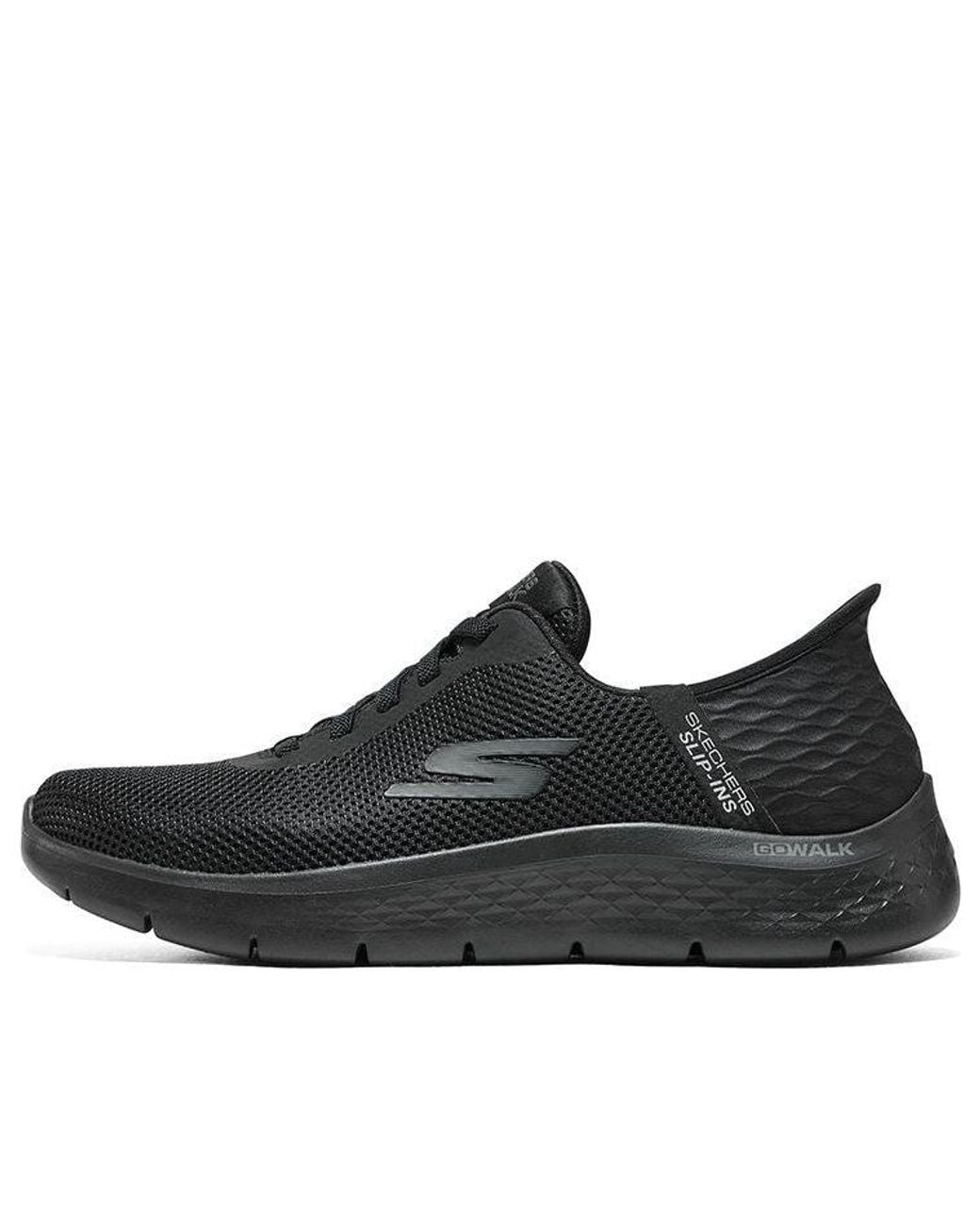 Skechers Black Go Walk Flex-Hands Up Slip-Ins for men