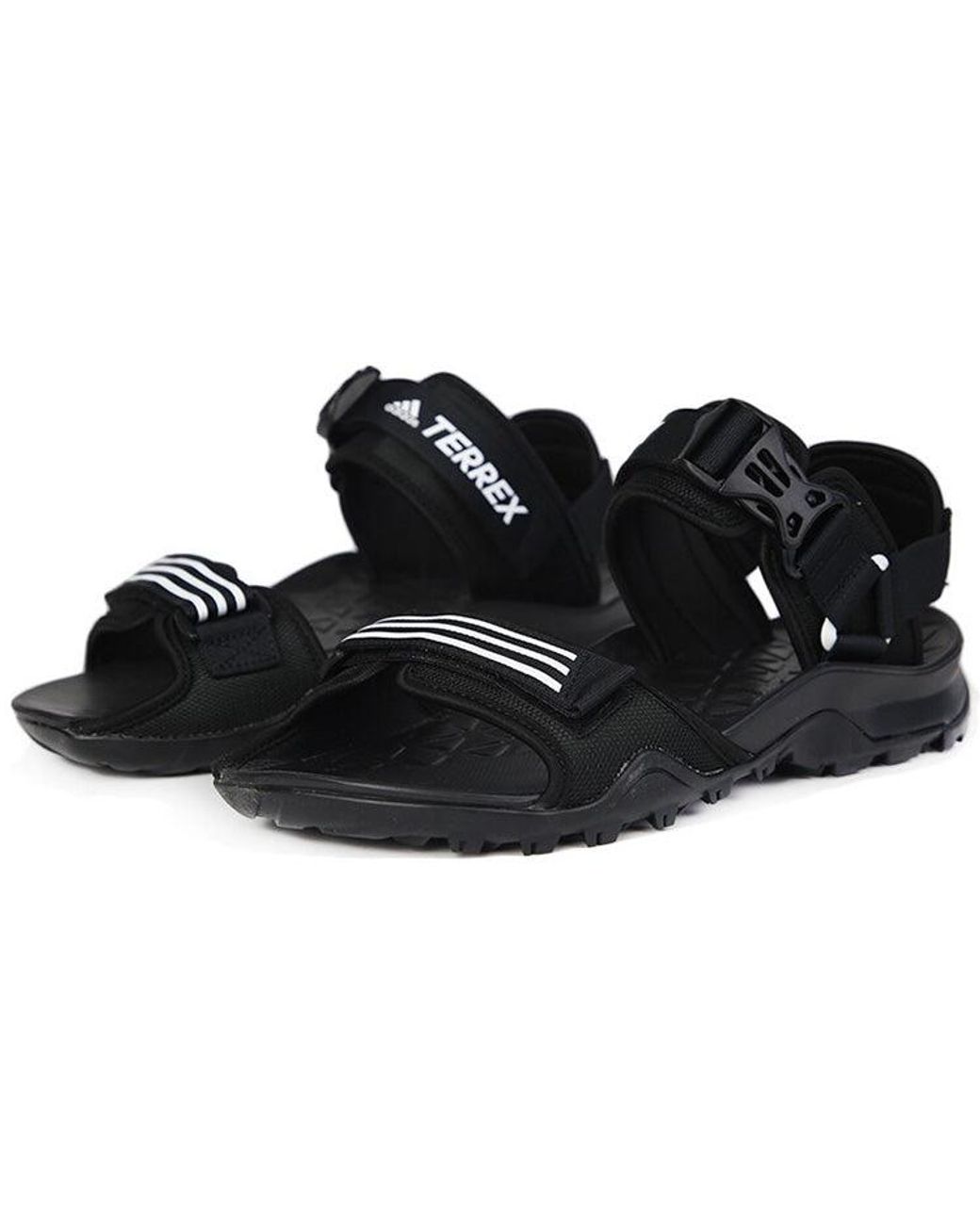 Adidas Black Terrex Cyprex Ultra 2 Dlx Sandal for men