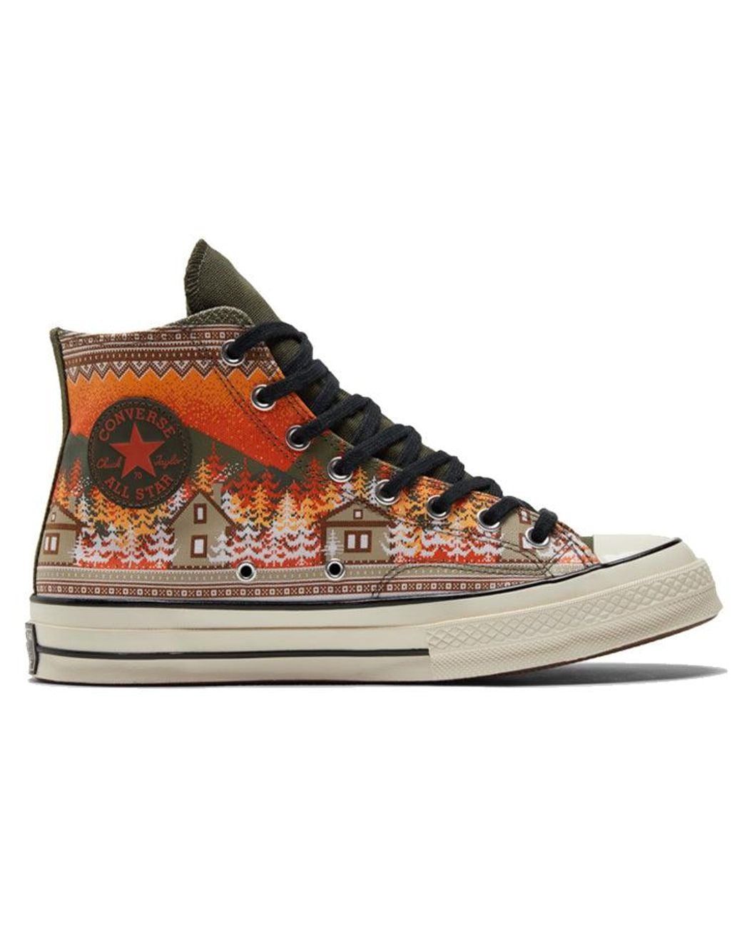 Converse Brown Chuck 70 High 'Holiday Sweater
