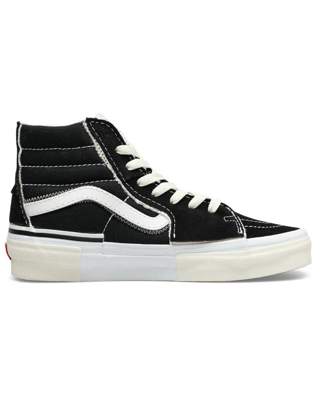 Vans Black Sk8-Hi Reconstruct for men