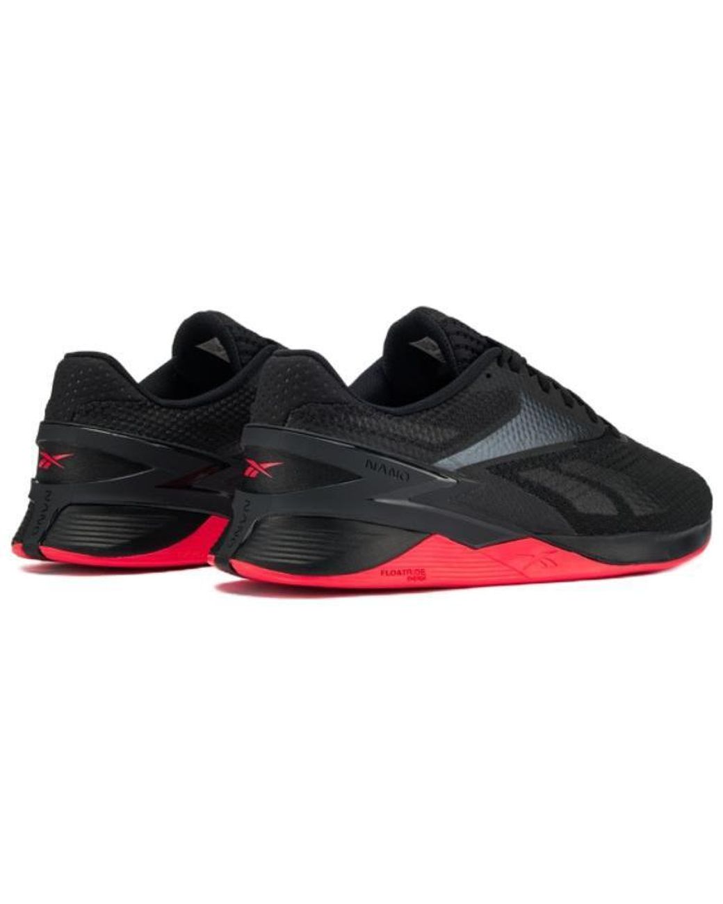 Reebok Black Nano X3 Neon Cherry' for men