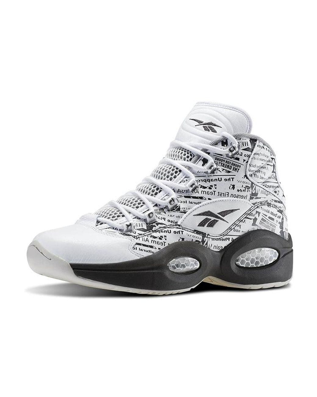 Reebok White Question Mid 'Misunderstood' for men