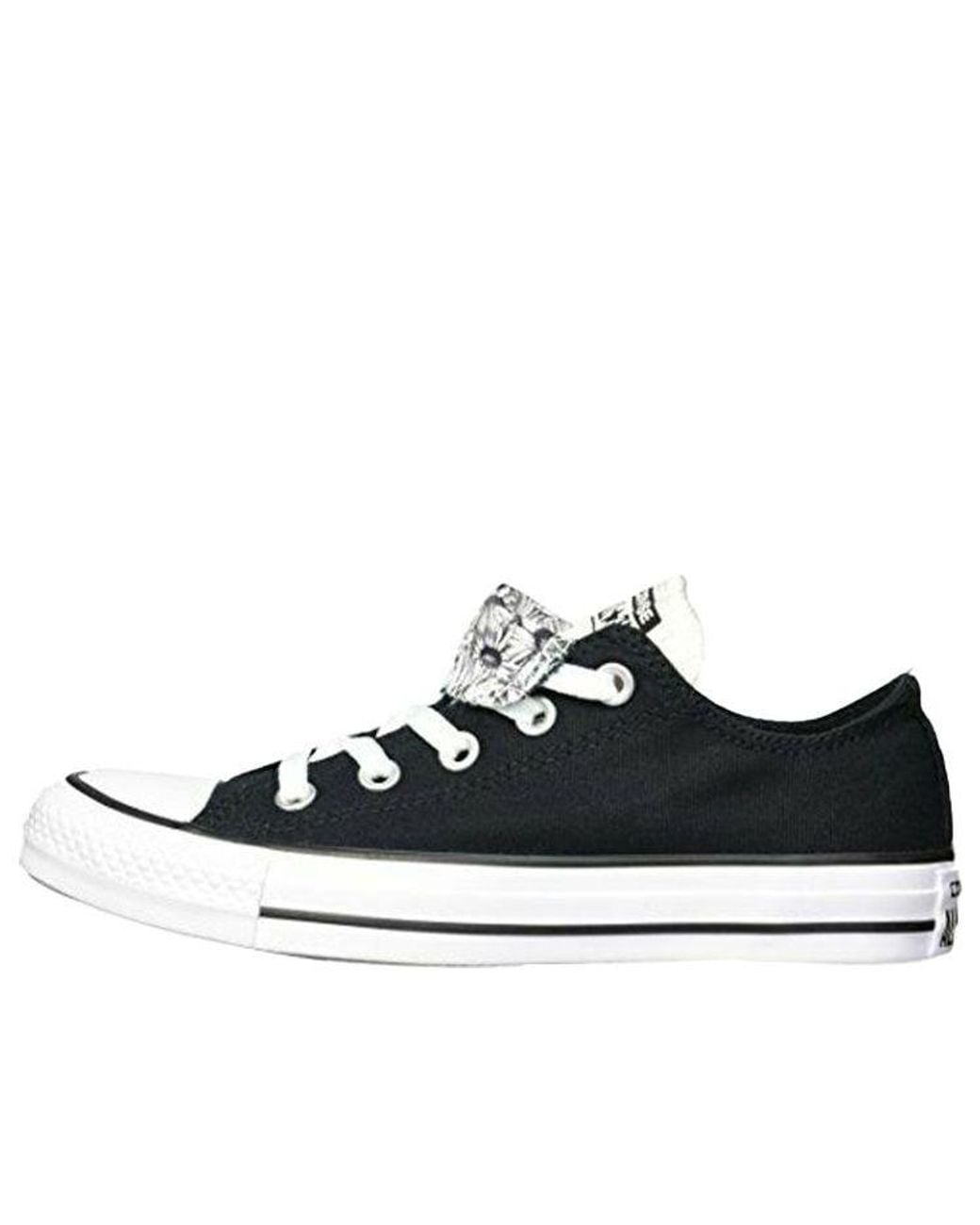 Converse Black (Wmns) Chuck Taylor All Star Low Classic Daisies Print For