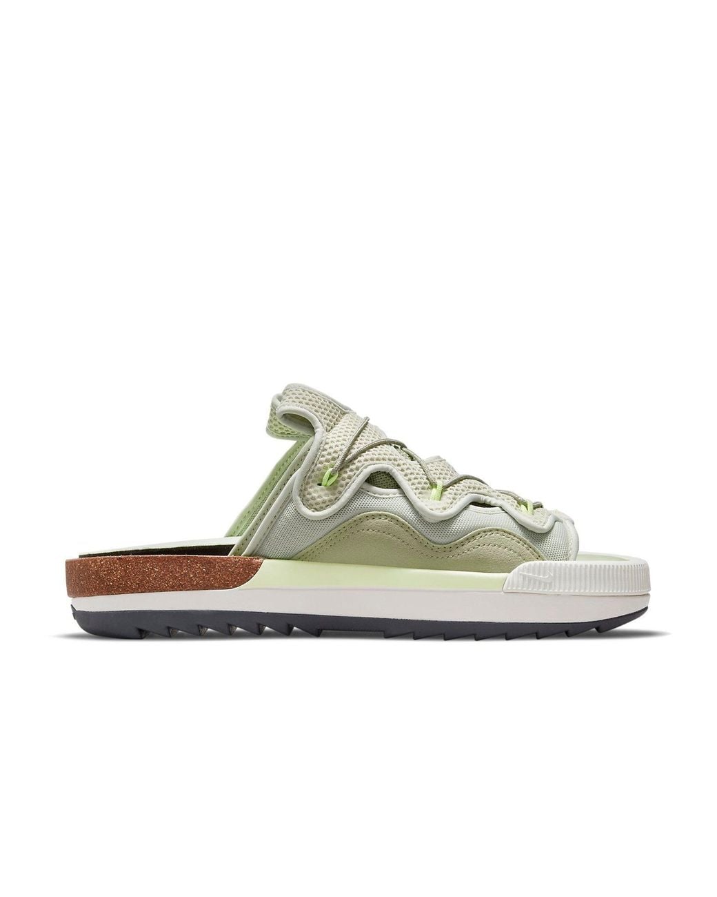 Nike White Offline 2.0 Slip-On 'Light Bone Volt' for men