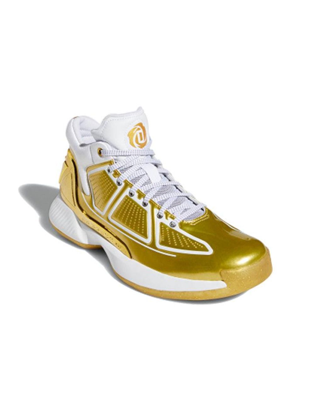 Adidas Yellow D Rose 'Metallic' for men