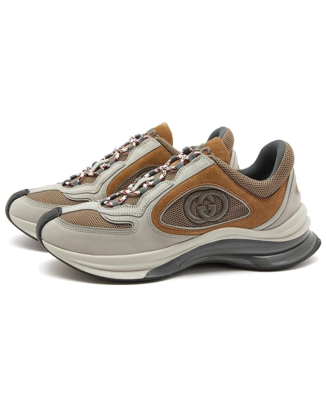 Gucci Brown Run Sneaker 'Light' for men