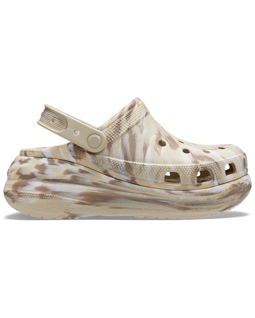 CROCSTM Natural Classic Crush Marbled Clog 'Bone Multi' for men