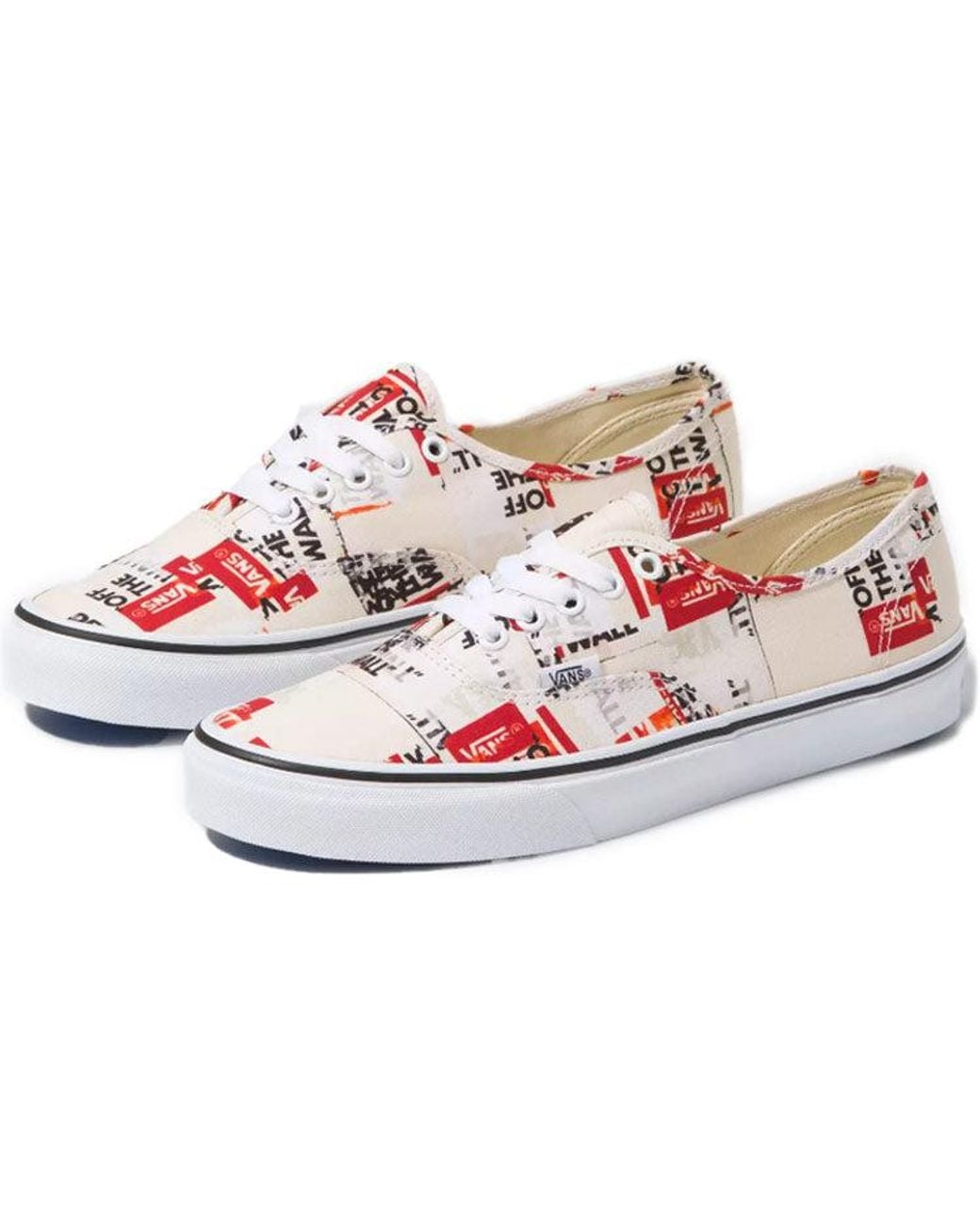 Vans White Authentic 'Packing Tape' for men